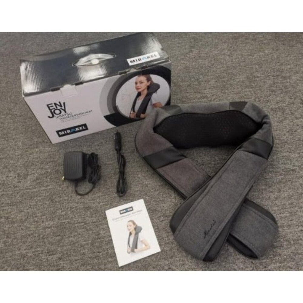 New Neck Massager with Heat, Shiatsu Shoulder Massager, Electric Kneading